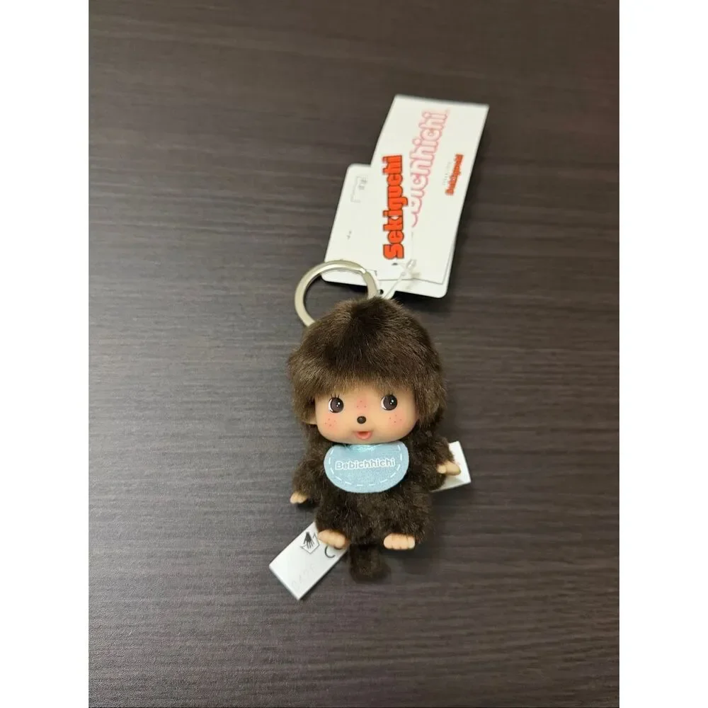 Monchchichi Bebichhichi Boy Plush Doll Keychain